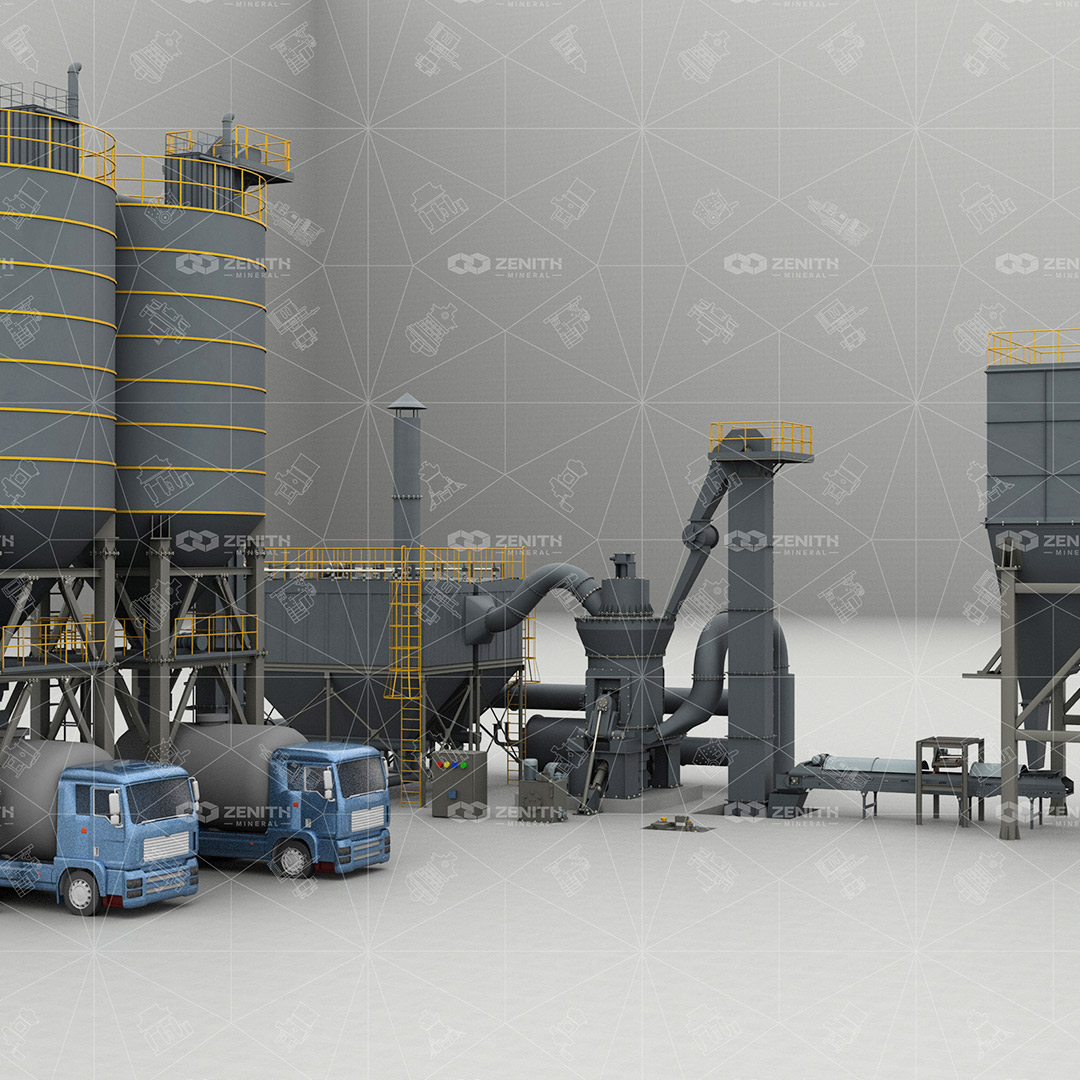 LM Vertical Grinding Mill in basalt powder production facility